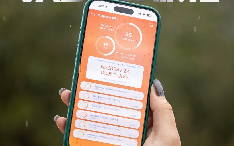 Nova aplikacija Vazduh.me